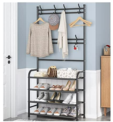 Organizador de zapatos con perchero