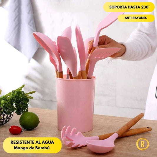 Set x 12 Utensilios de Silicona